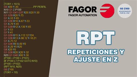 Instrucción RPT en un Control CNC (Ejemplos) .